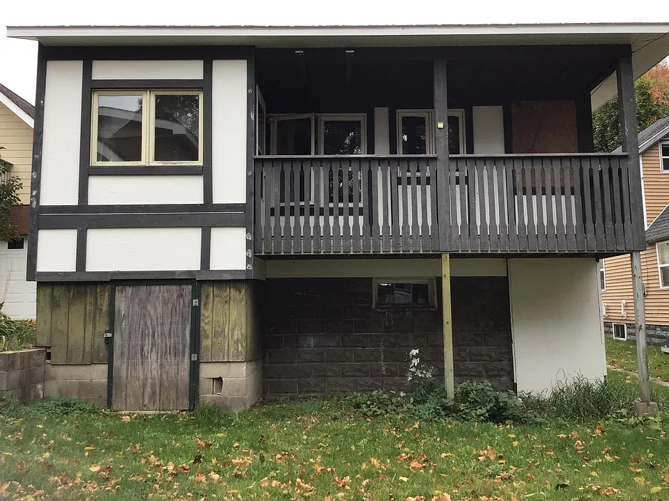 Back of house from ally