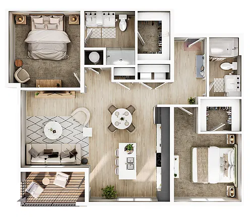 Floor plan B-3