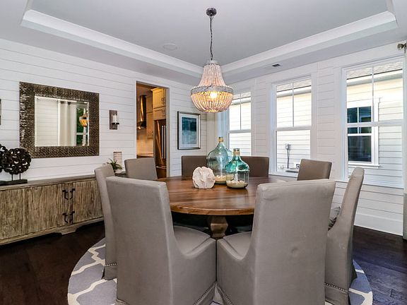 Enjoy a meal in the Dining Room with tray ceiling detail
