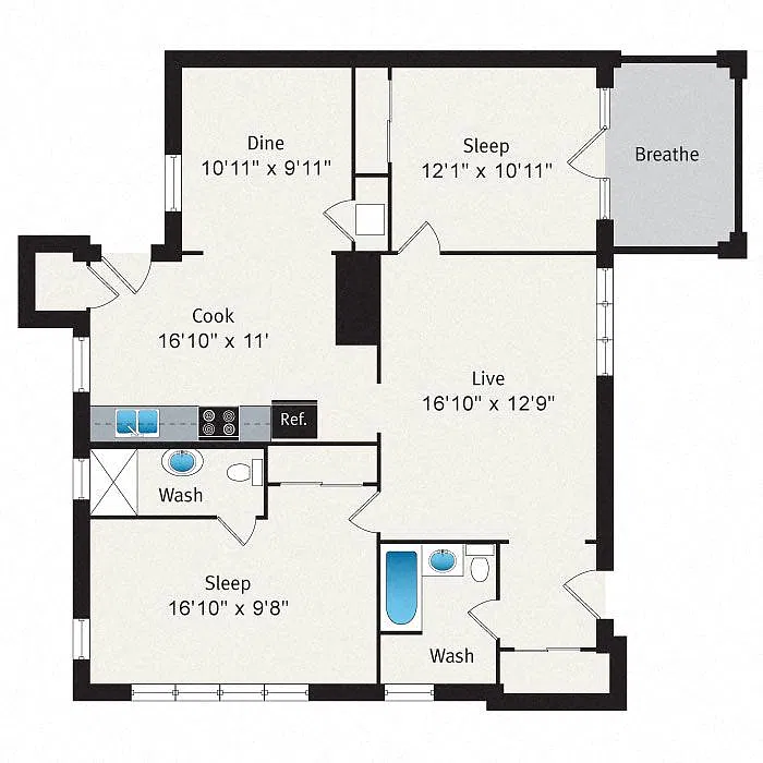 Floor plan B9