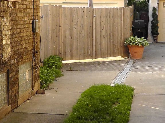 Extra-Wide Gate to Garage