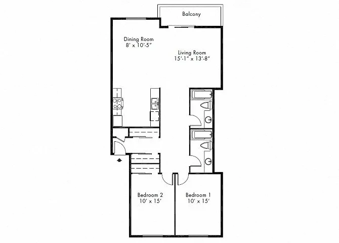 Floor plan Floorplan F