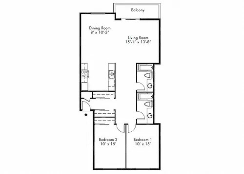 Floor plan Floorplan F