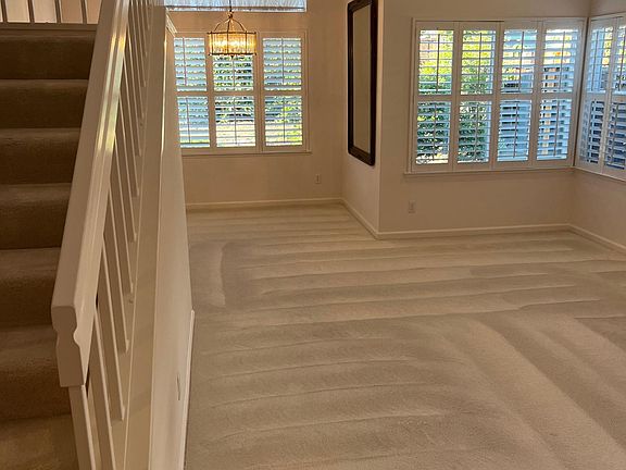 Living room and dining room