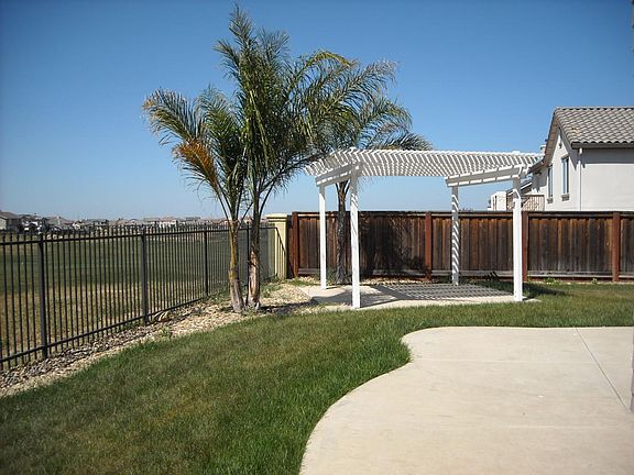 Back Yard backs to Golf Course