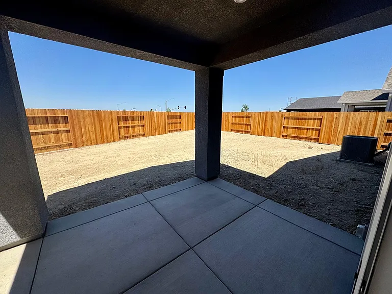 Large Backyard pending landscaping
