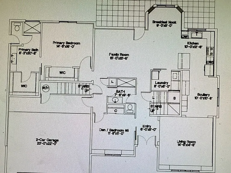 DOWNSTAIRS FLOORPLAN AFTER REMODEL