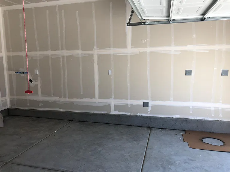 Unfinished garage