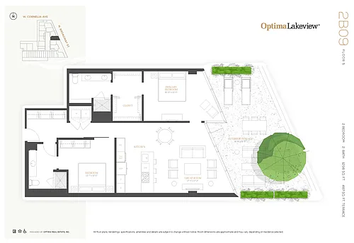 Floor plan 2B09