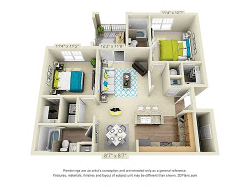 Floor plan The Concord