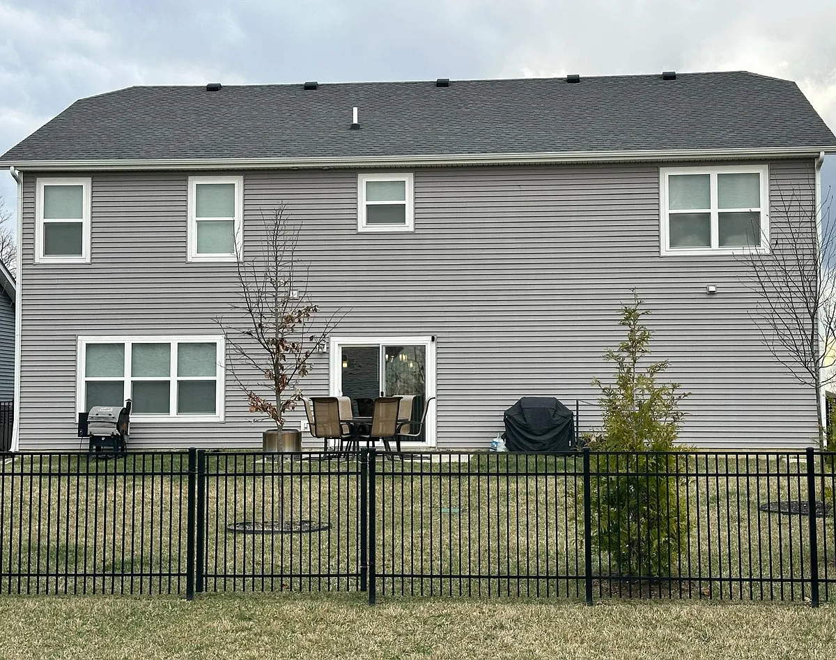Back yard with Fencing - 18356 Pennsy Way