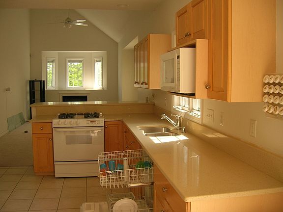 Kitchen and family room