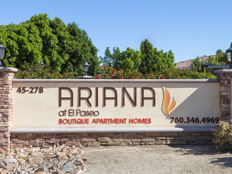 Ariana at El Paseo Boutique Apartment Homes 45278 Deep Canyon Rd Palm