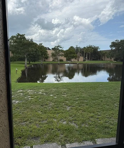 Lakeview from porch and green area