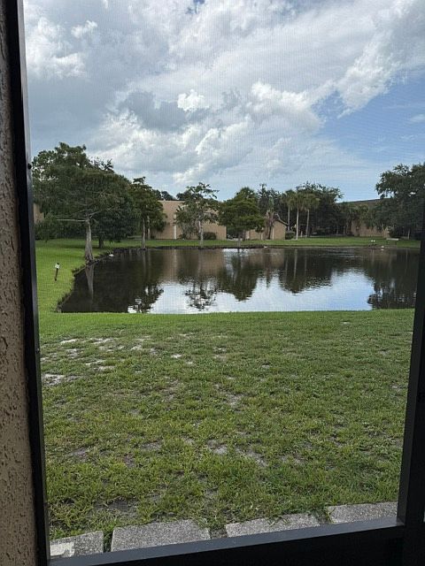 Lakeview from porch and green area