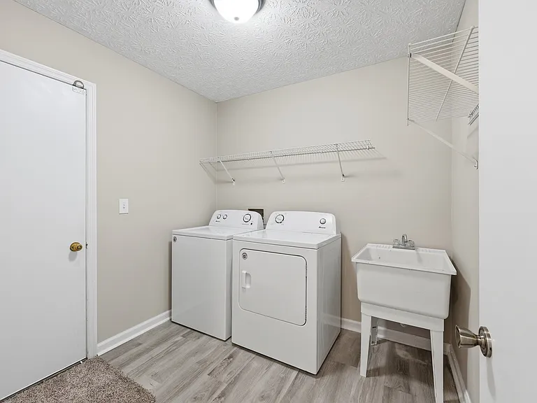 first floor washer and dryer