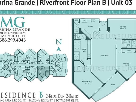 Unit Layout..slightly modified for the Den
