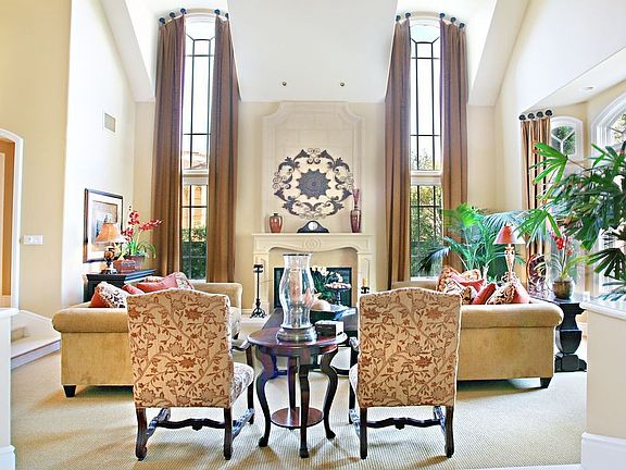 The Living Room Showcases Classic Elegance