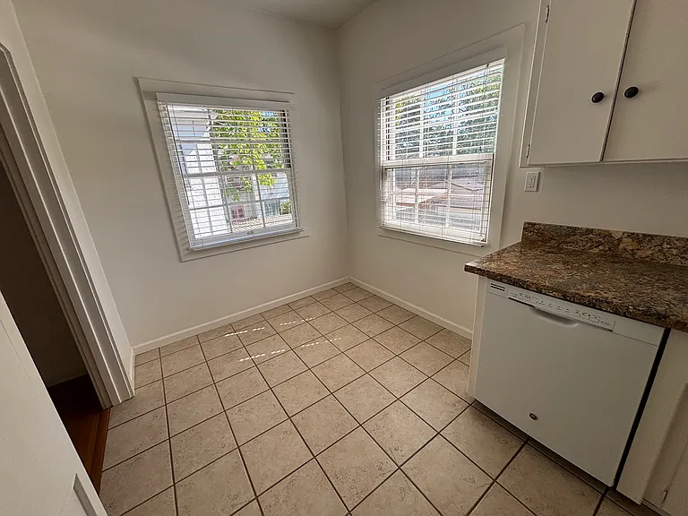 Dishwasher and dining area