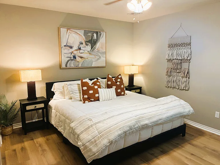 King master bed downstairs