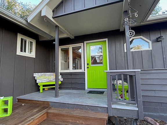 Fun punches of color add to the charm of this home.