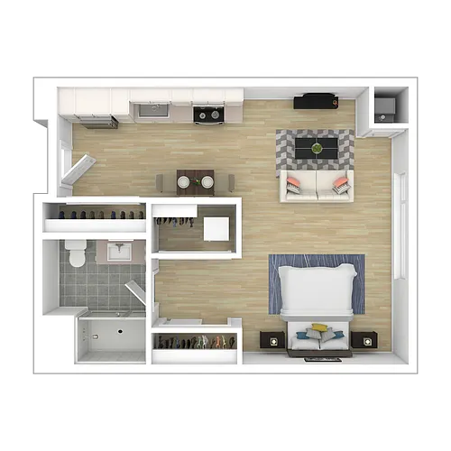Floor plan S1 - AFFORDABLE