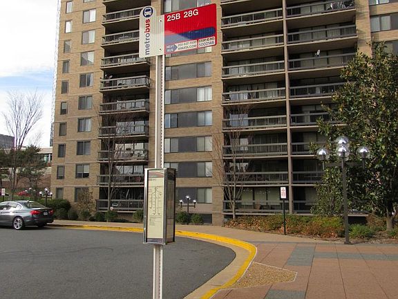 Metro Bus Stop at Entrance