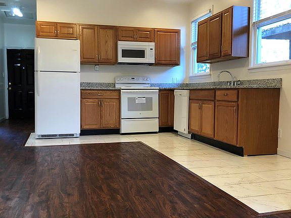 Kitchen is big! Room for a dining room table.