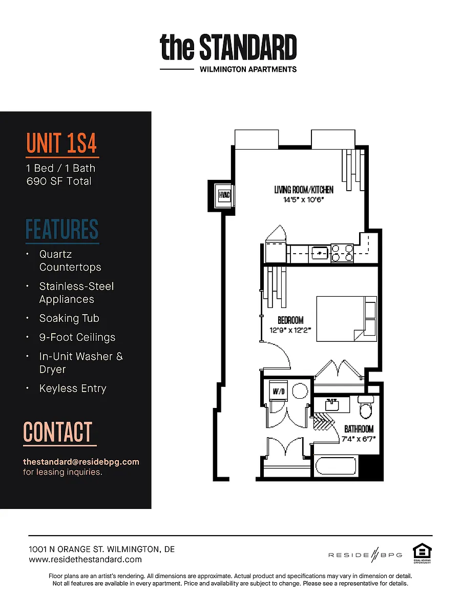 Floor plan 1S4
