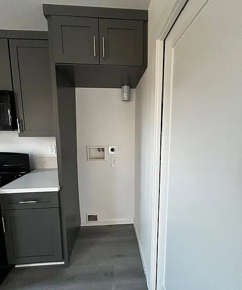 washer/dryer hook up