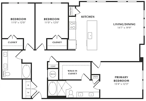 Floor plan C3
