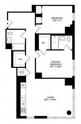 Floor plan 2AT South