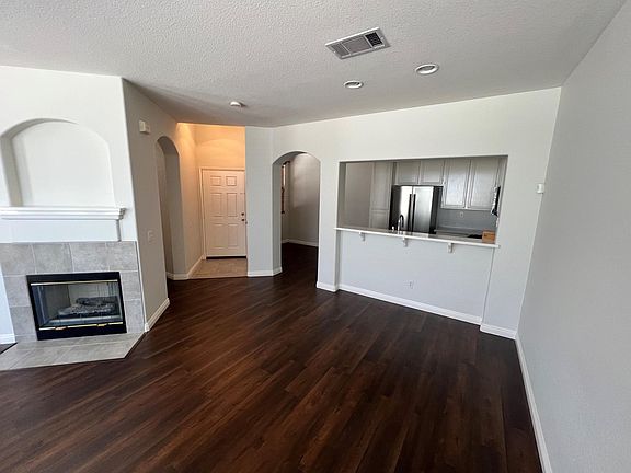 Living/Dining Area with breakfast counter