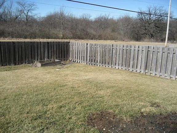 Back of Yard facing North West