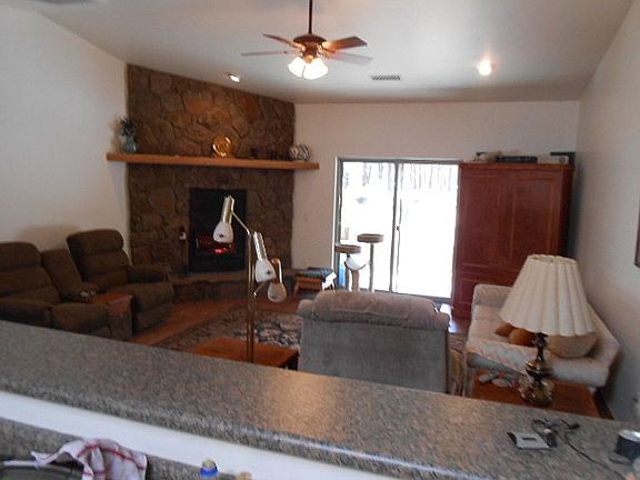 Fire place has  blower