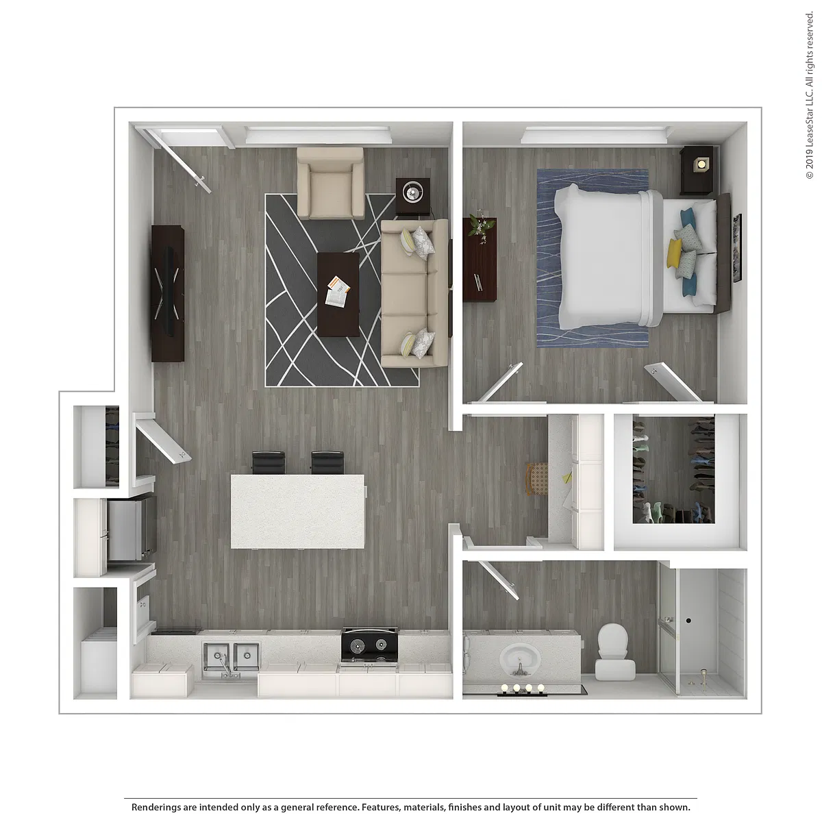 Floor plan 1 Bedroom