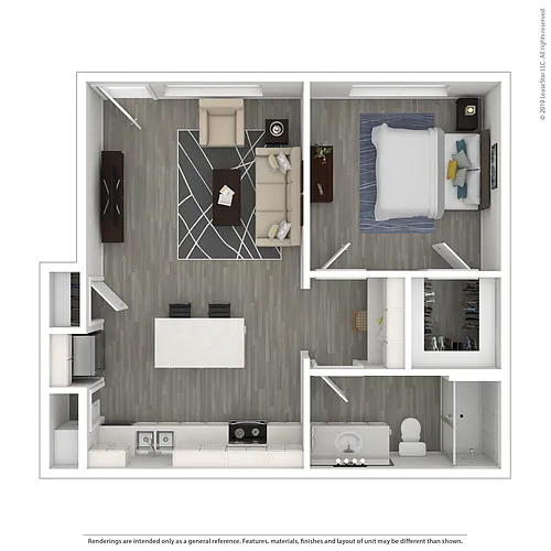 Floor plan 1 Bedroom