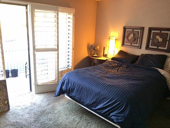 master bedroom and balcony