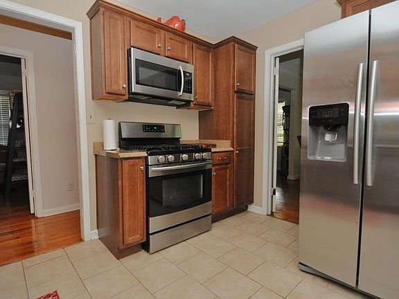 Kitchen with stainless appliances