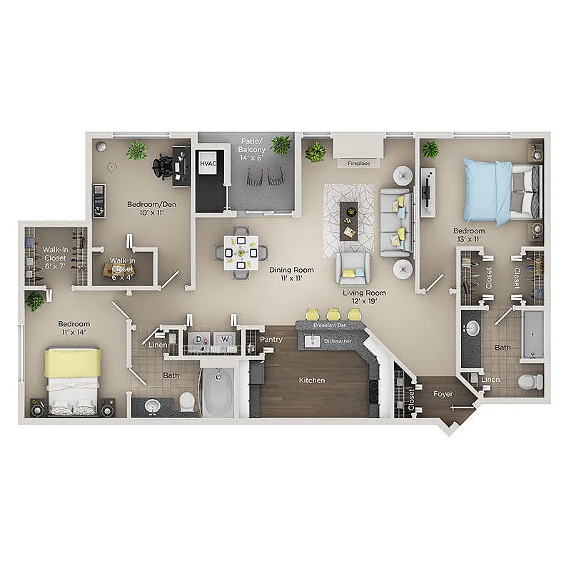 Floor plan C1R