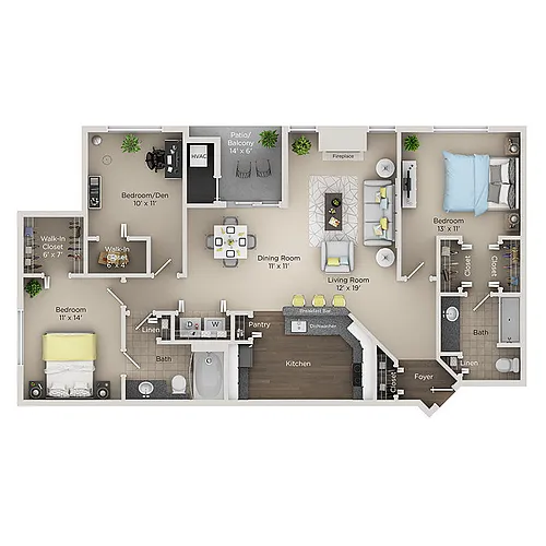 Floor plan C1R