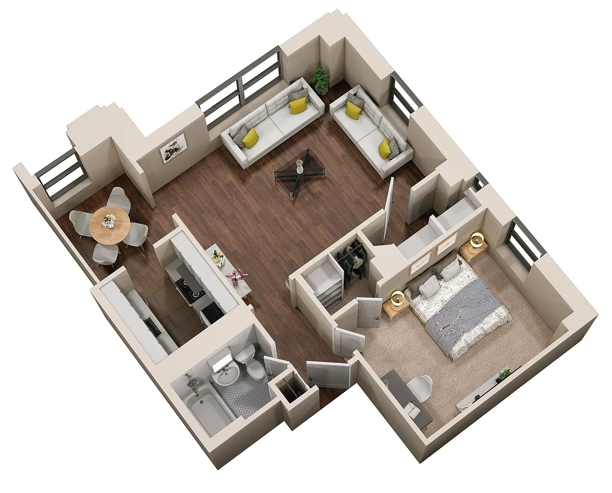 Floor plan 03 1X1