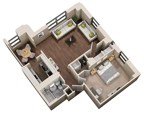 Floor plan 03 1X1