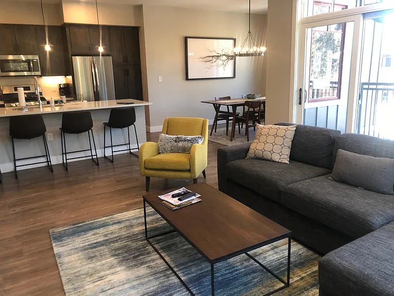 Living Room Kitchen