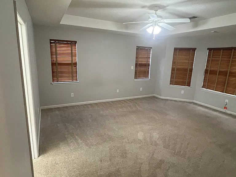 Master bedroom on main floor; also with access to a lot of natural light