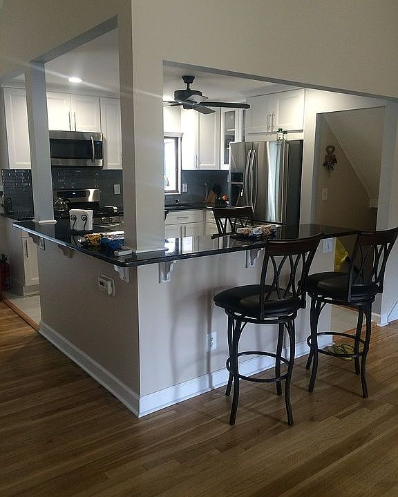 Renovated kitchen 