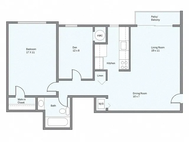 Floor plan Cambridge - Study