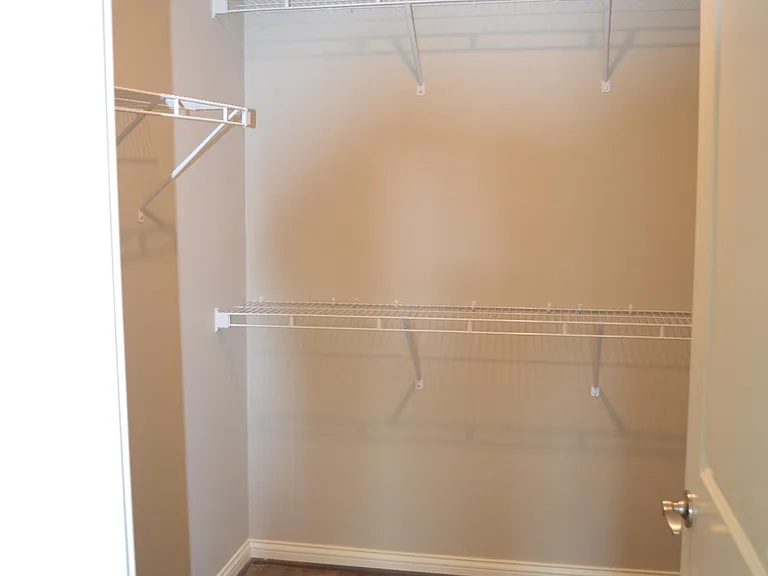 Spacious closets