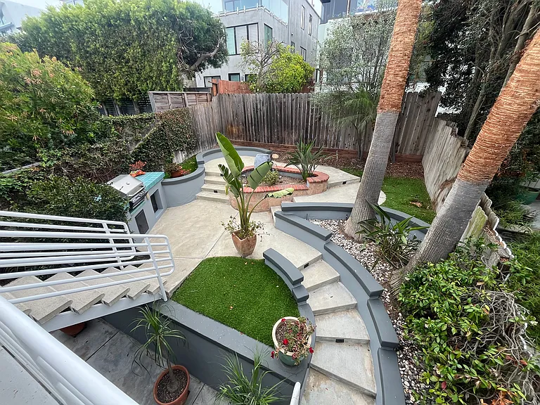 Great back yard space, fenced