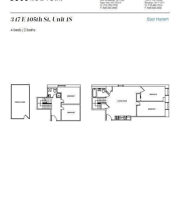 2nd image of 347 E 105th St #1R